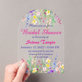 Bridal Shower Invitation Card アクリル招待状 (インサイチュ (ポータブル))
