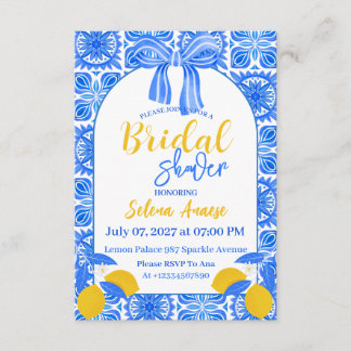 Bridal Shower Invitation Card 招待状