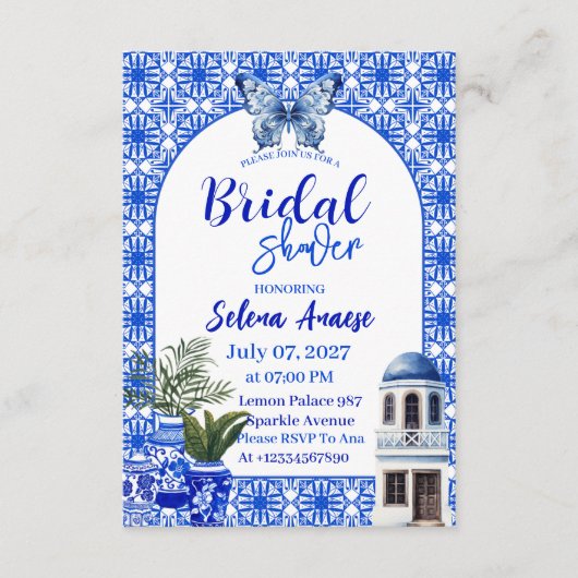 Bridal Shower Invitation Card 招待状 (正面)
