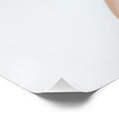 Bridal Shower Invitation RSVP Card Magnet Poster ポスター (コーナー)