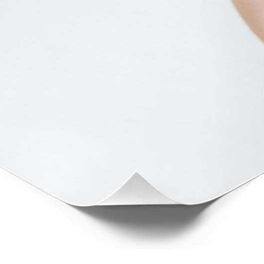 Bridal Shower Invitation RSVP Card Magnet Poster ポスター (コーナー)