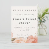 Bridal shower Invitation Template 招待状 (スタンド正面)