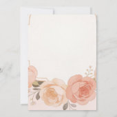 Bridal shower Invitation Template 招待状 (裏面)