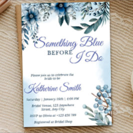 Bridal Shower Invitation Template, Something Blue  招待状