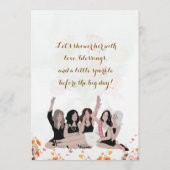 Bridal Shower Invitations  招待状 (裏面)