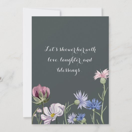 Bridal Shower Invitations  招待状 (裏面)