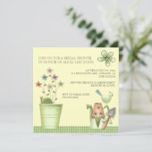 Bridal Shower Invitations or Garden Party Event 招待状 (スタンド正面)