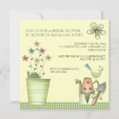 Bridal Shower Invitations or Garden Party Event 招待状 (正面)