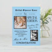 BRIDAL SHOWER LOVE CARD (+ダウンロード可能) 招待状 (スタンド正面)