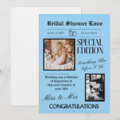 BRIDAL SHOWER LOVE CARD (+ダウンロード可能) 招待状 (正面/裏面)