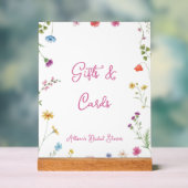 Bridal Shower "love in bloom" Gifts & Cards アクリルサイン (ニュートラル)