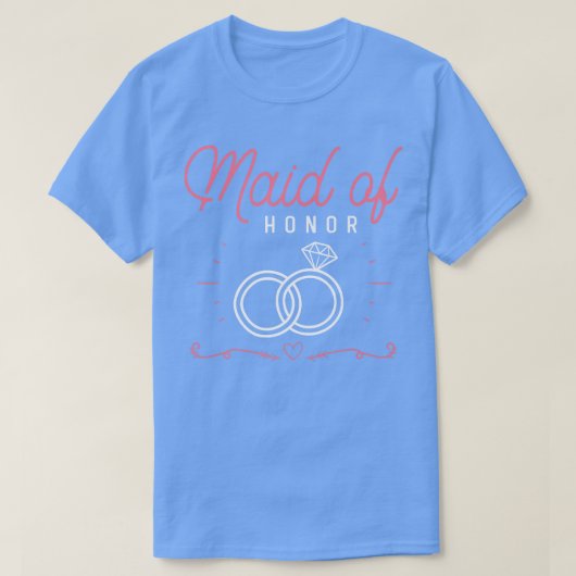 Bridal Shower Maid Of Honor Bachelorette Party Bri Tシャツ (デザイン正面)