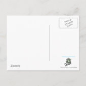 Bridal Shower orange invitation インビテーションポストカード (裏面)