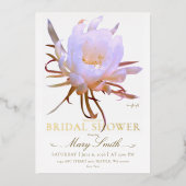 Bridal Shower (Queen of the night) 箔招待状 (正面)