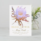 Bridal Shower (Queen of the night) 箔招待状 (立ち正面)