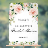 Bridal shower rosa oro floral Foam Boards アクリルサイン (ニュートラル)