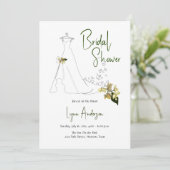 Bridal Shower Soft Summer Floral 招待状 (スタンド正面)