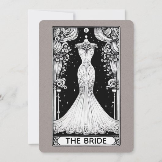 Bridal Shower Tarot 招待状 (正面)
