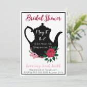 Bridal Shower Tea Invitation 招待状 (スタンド正面)