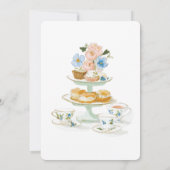 Bridal Shower Tea Party Invitation  招待状 (裏面)