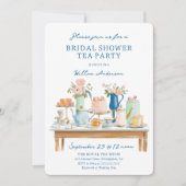 Bridal Shower Tea Party Invitation  招待状 (正面)