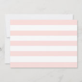 Bridal Shower Tea Party Pink And Gold Floral 招待状 (裏面)