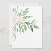 Bridal Shower Watercolor Invitation 案内状 (裏面)