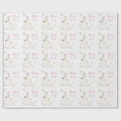 Bridal Shower Wedding Dress Bride to Be ラッピングペーパー (フラット)