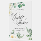bridal shower welcome sign, eucalyptus bridal sign アクリルサイン (傾斜)