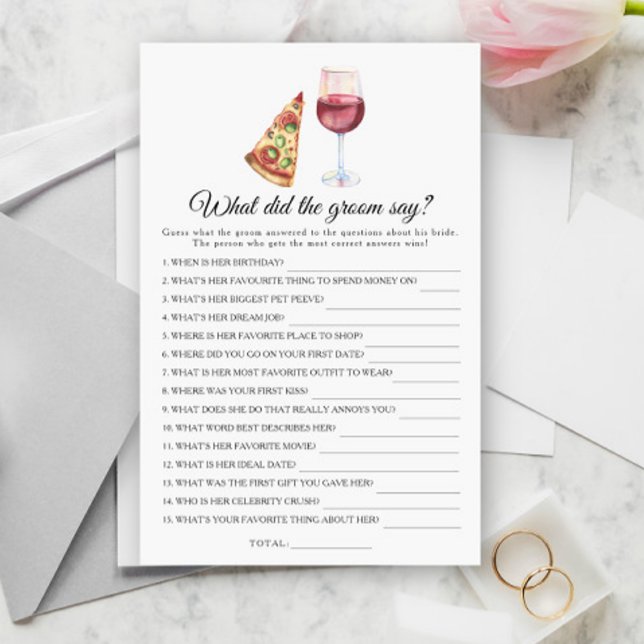 Bridal shower What did the groom say  (クリエイターアップロード済み)