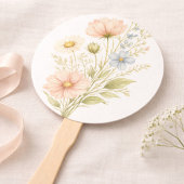 Bridal Shower Wildflower Garden Party ハンドファン