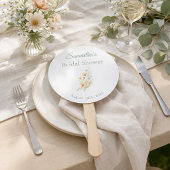 Bridal Shower Wildflower Garden Party ハンドファン