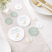 Bridal Shower Wildflower Garden Party Table コンフェッティ
