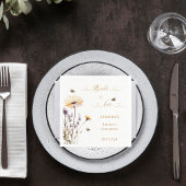 Bridal Shower wildflowers Bride to Bee スタンダードカクテルナプキン