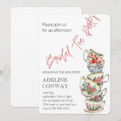 Bridal Tea Celebration 招待状 (正面/裏面)