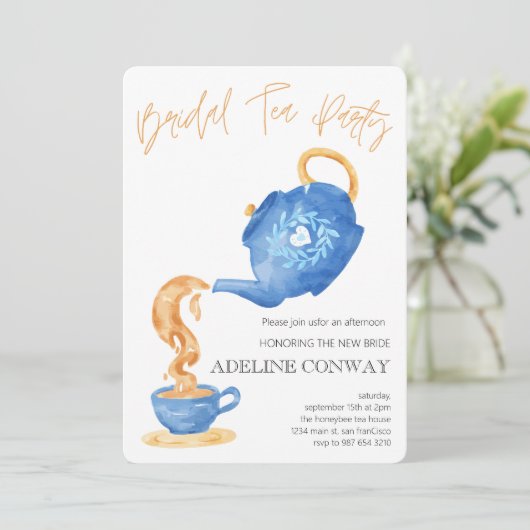 Bridal Tea Celebration 招待状 (スタンド正面)