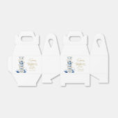 Bridal Tea Party Chinoiserie Blue Bridal Shower フェイバーボックス (折り畳みなし)