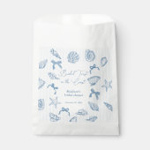 Bridal Toast On The Coast Seashells Bridal Shower フェイバーバッグ (正面)