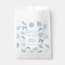 Bridal Toast On The Coast Seashells Bridal Shower フェイバーバッグ