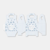 Bridal Toast On The Coast Seashells Bridal Shower フェイバーボックス (折り畳みなし)