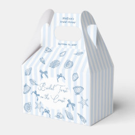 Bridal Toast On The Coast Seashells Bridal Shower フェイバーボックス