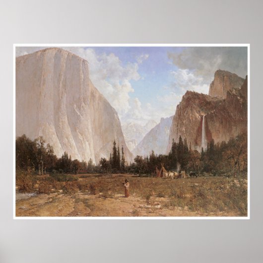 Bridal Veil Falls, Yosemite, c. 1870-84 ポスター (正面)
