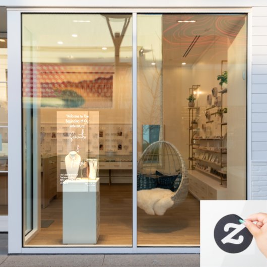 Bridal White Weddings Celebrating Love Romance ウィンドウサイン (店舗窓)