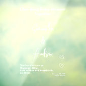 Bridal White Weddings Celebrating Love Romance ウィンドウサイン (シート3)