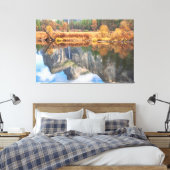 Bridalveil秋反射 キャンバスプリント (インサイチュ (寝室))