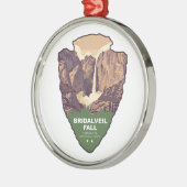 Bridalveil Fall Yosemite National Park Arrowhead メタルオーナメント (左)
