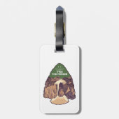Bridalveil Fall Yosemite National Park Arrowhead ラゲッジタグ (裏面縦)