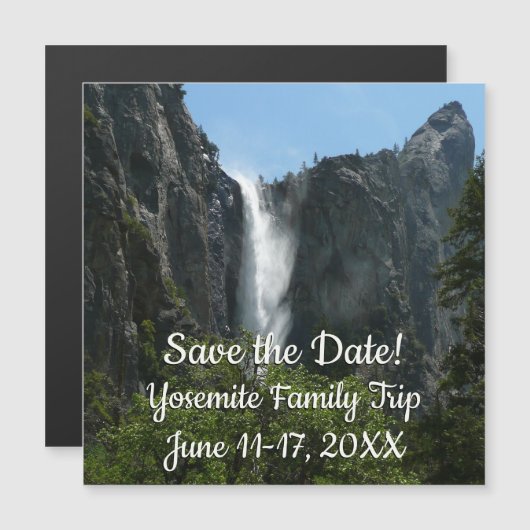 Bridalveil Falls at Yosemite National Park (正面/裏面)