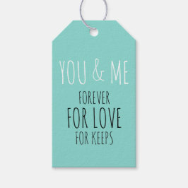 BRIDEあなたと私は永遠結婚のスイートパーティー ギフトタグ