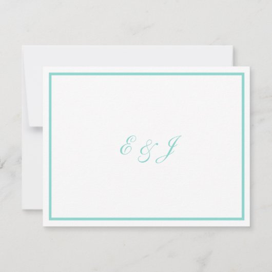 BRIDEカントリーウェディングスイートホワイト伝統的 セーブザデート (裏面)